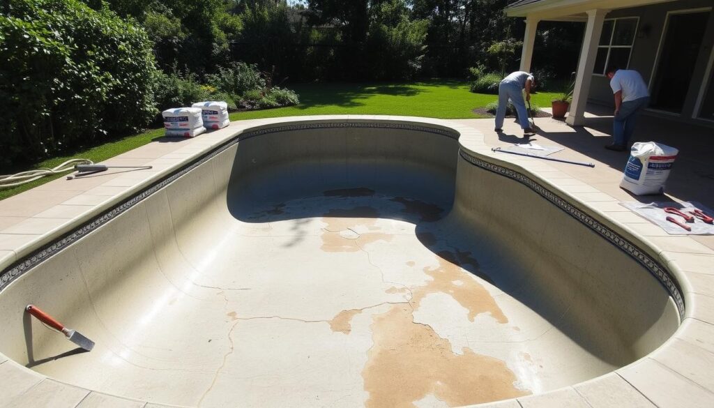 Pool Structural Repair Friendswood