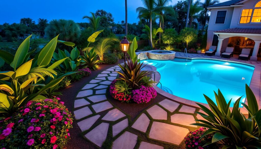 pool landscape ideas Friendswood