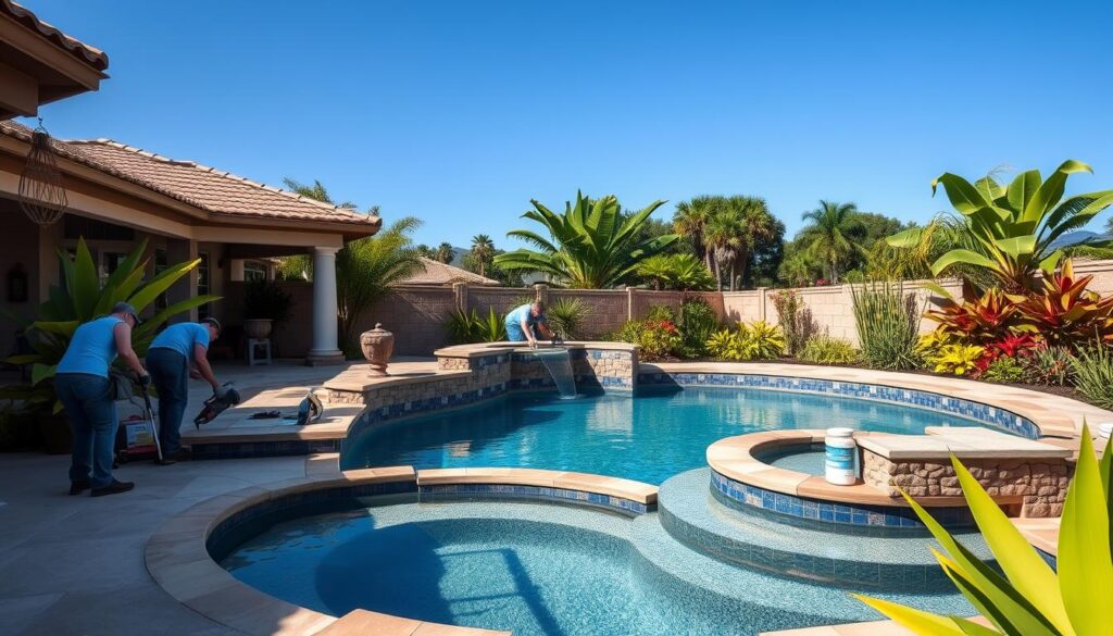 custom swimming pool builders Friendswood TX